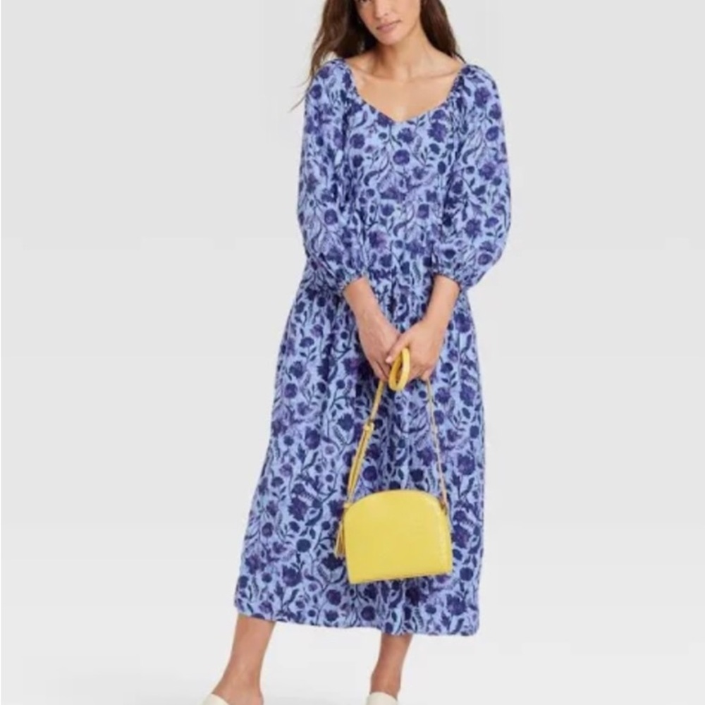 LAST CHANCE!!! Universal Thread blue & purple floral dress NWT size S
